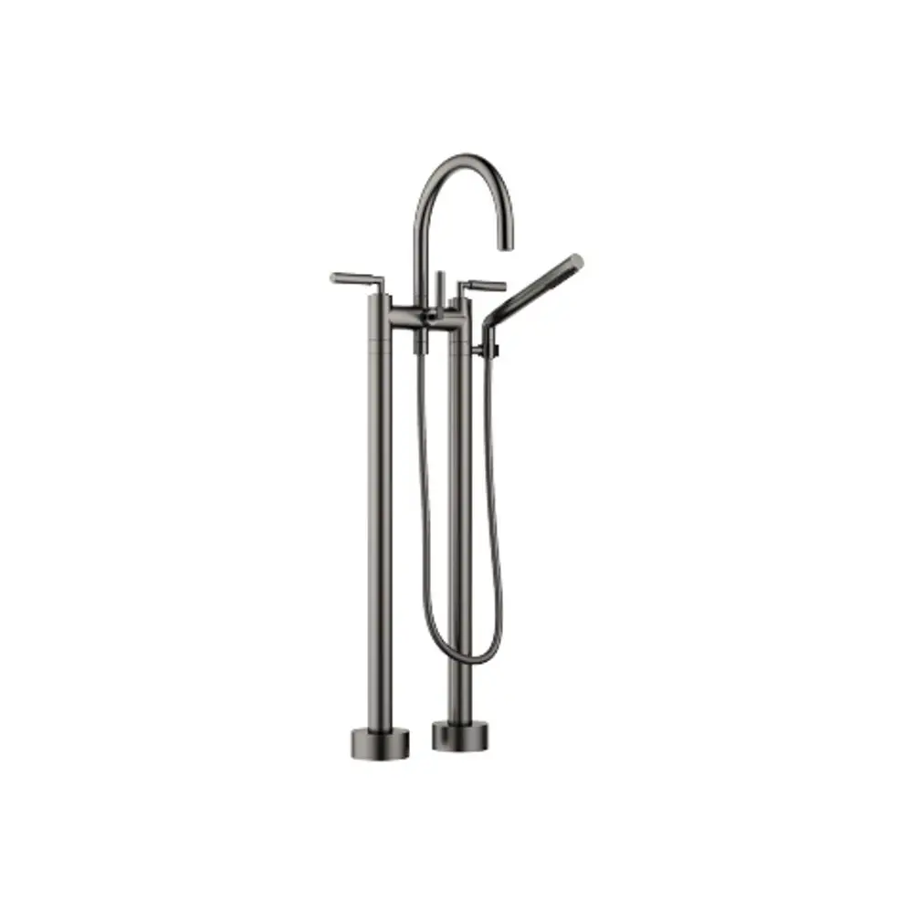 Dornbracht-TARA.-Wannen-Zweilochbatterie-Ausladung 220mm-Dark Platinum gebürstet, 25943882-99 Galeriebild 1